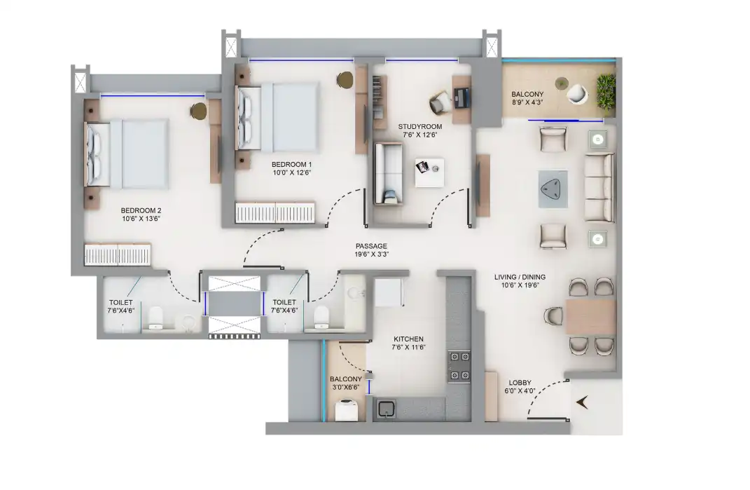 Supreme Boulevard floor plan 2