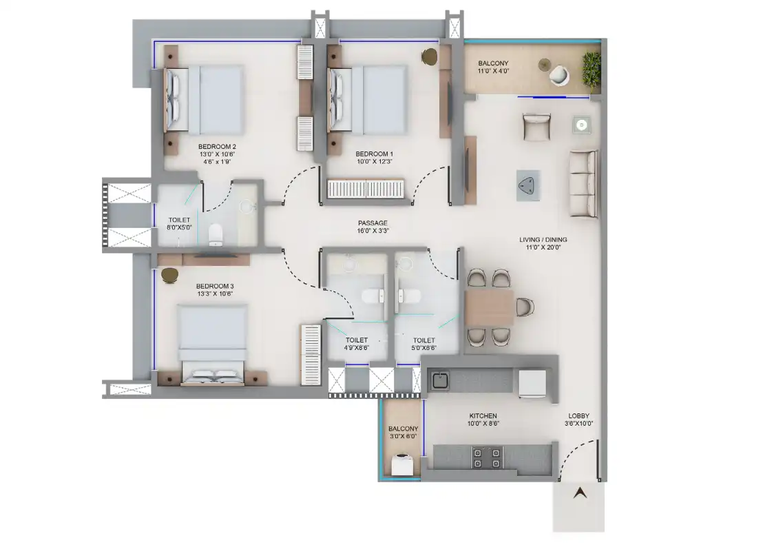 Supreme Boulevard floor plan 4