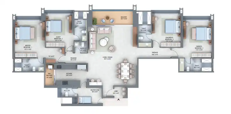 Supreme Boulevard floor plan 5