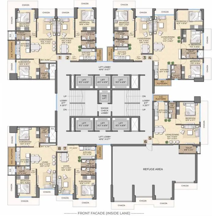 Suraj Park View floor plan 2