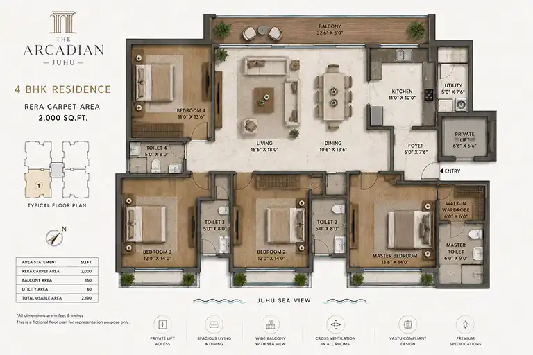 Lotus The Arcadian floor plan 2