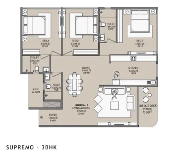 The Reserve floor plan 1