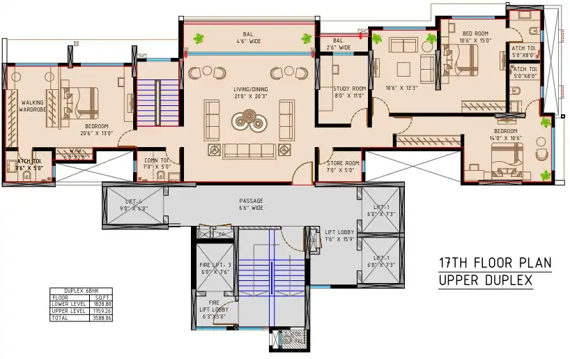 Vaswani Avania floor plan 5