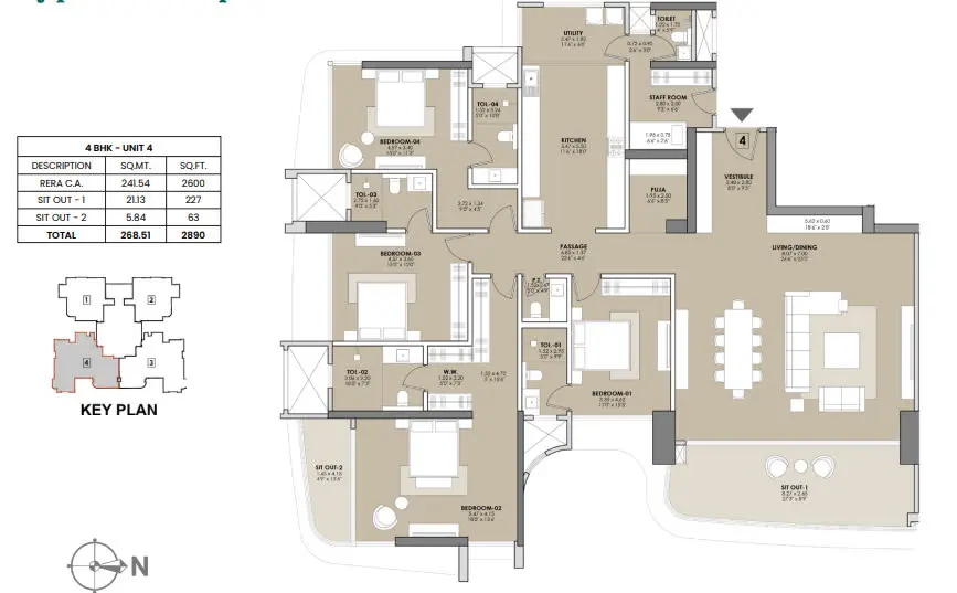 Viceroy Visava floor plan 4
